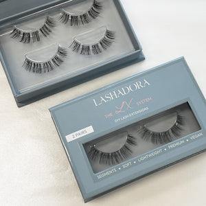DIY Lash Extensions von LASHADORA mit leichtem Volumen LX03